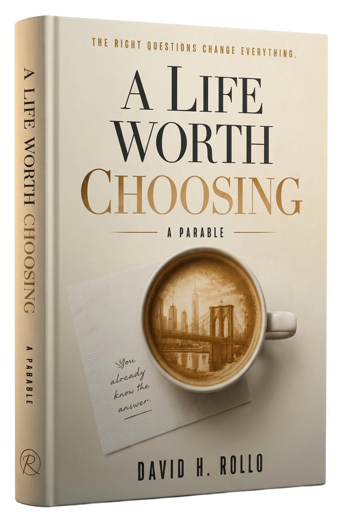 A Life Worth Choosing, a parable by David H. Rollo, standing hardcover edition