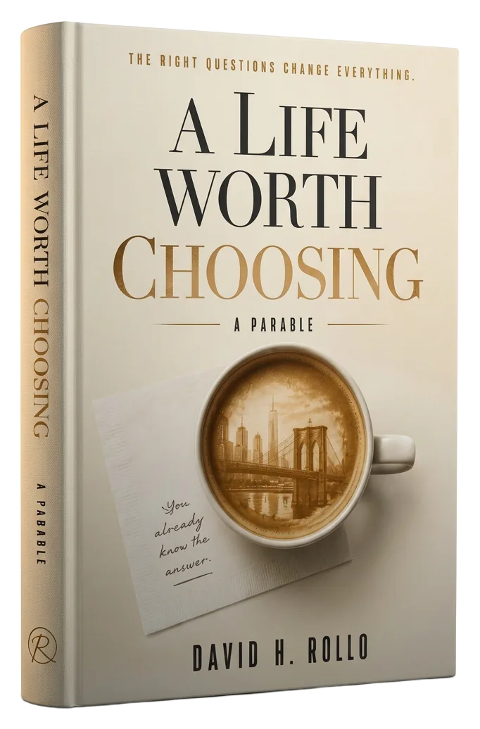 A Life Worth Choosing, a parable by David H. Rollo, standing hardcover edition